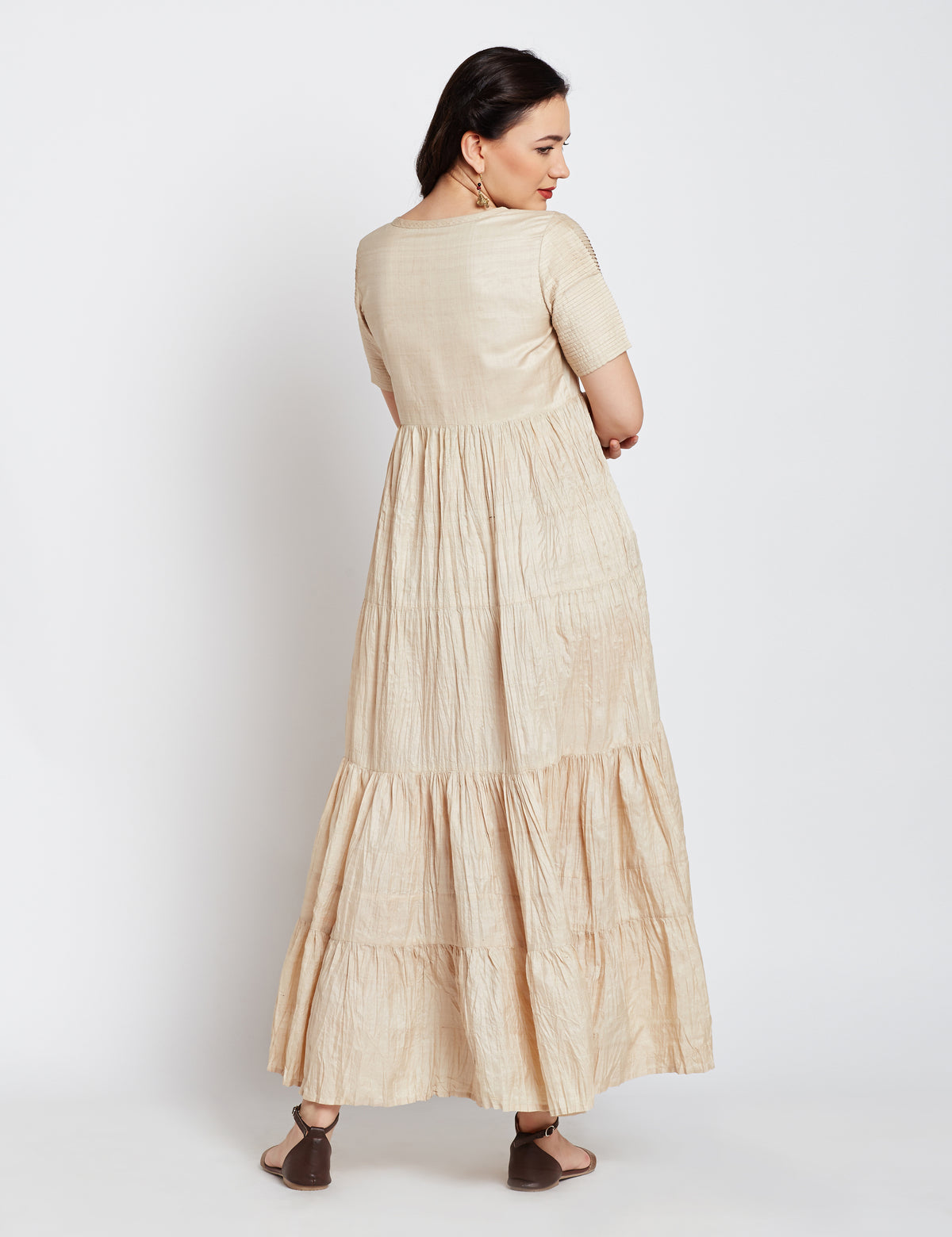 Tussar Women Maxi Dress