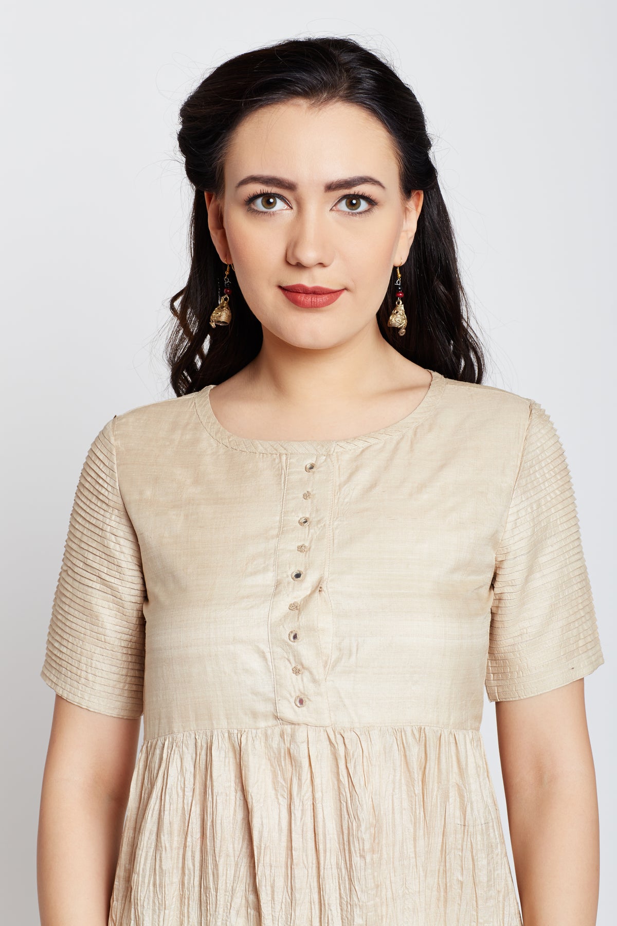 Tussar Women Maxi Dress