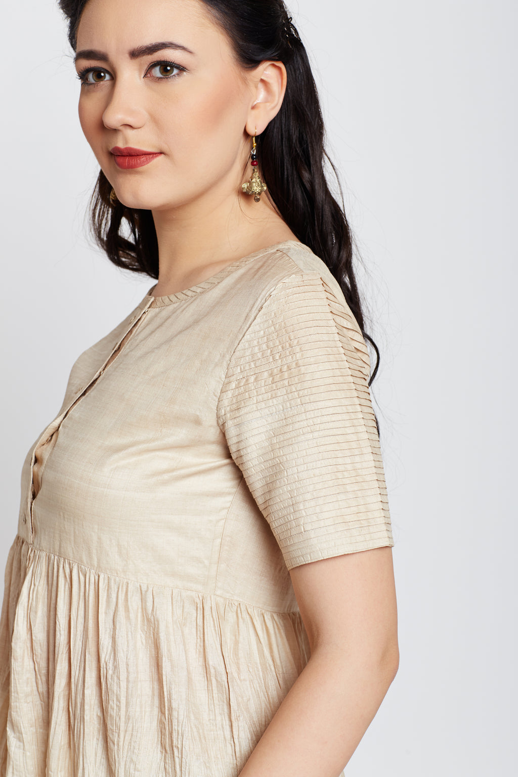 Tussar Women Maxi Dress