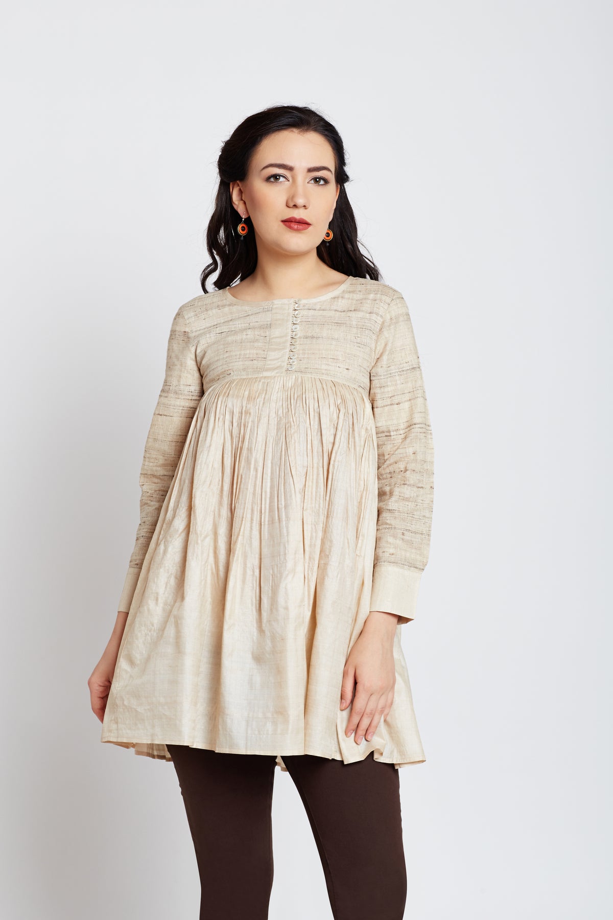 Tussar Khadi Women Kurti