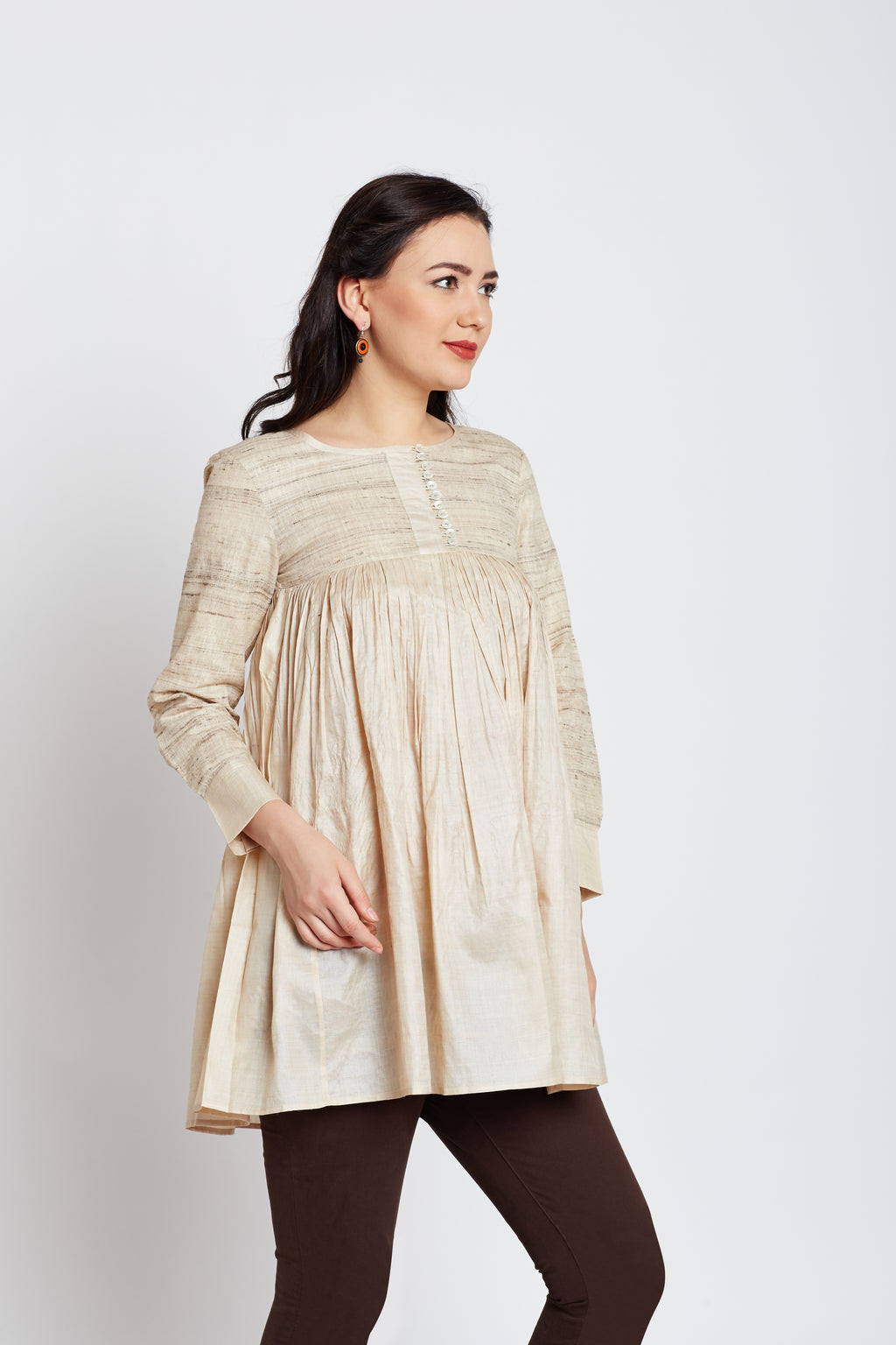 Tussar Khadi Women Kurti