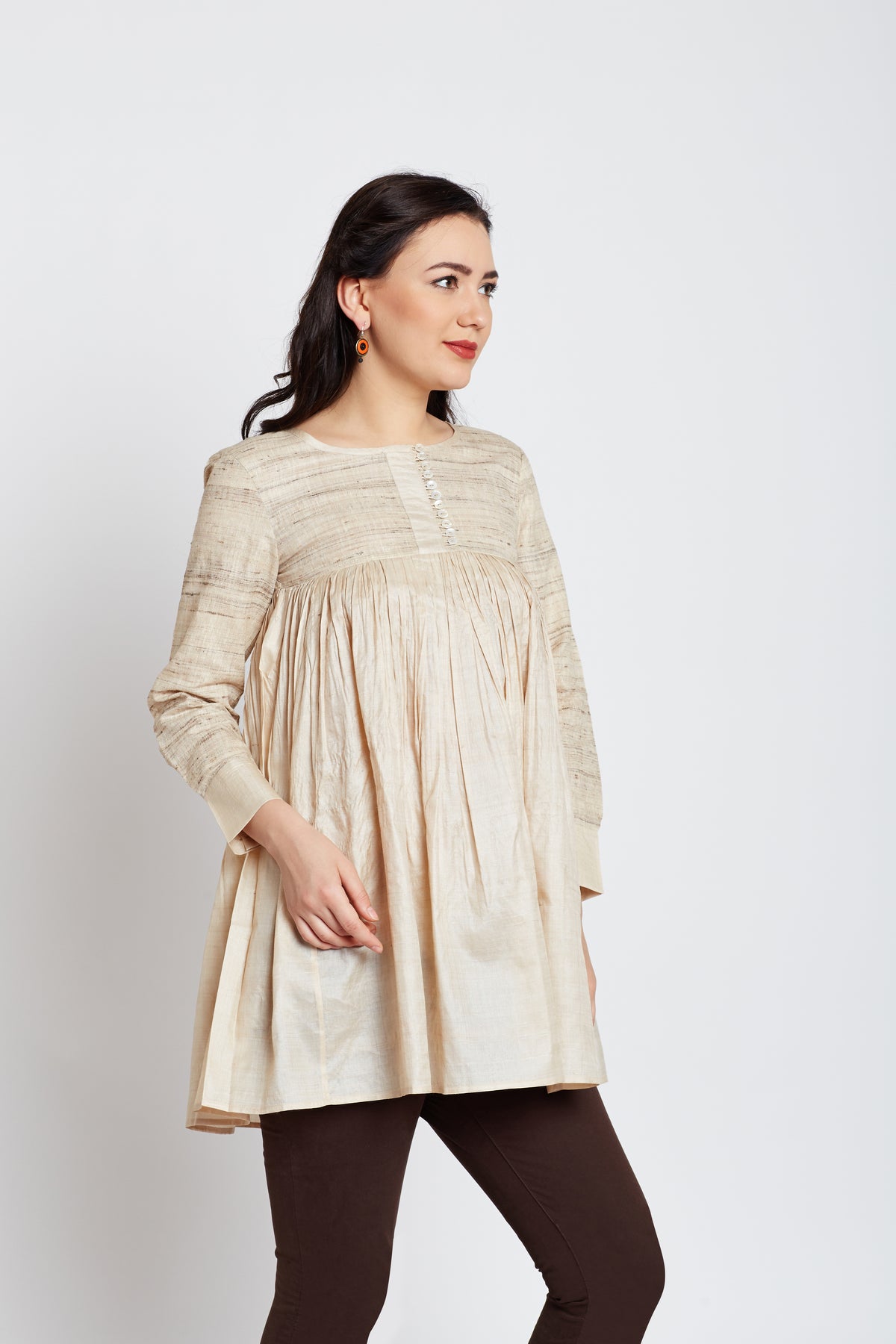Tussar Khadi Women Kurti