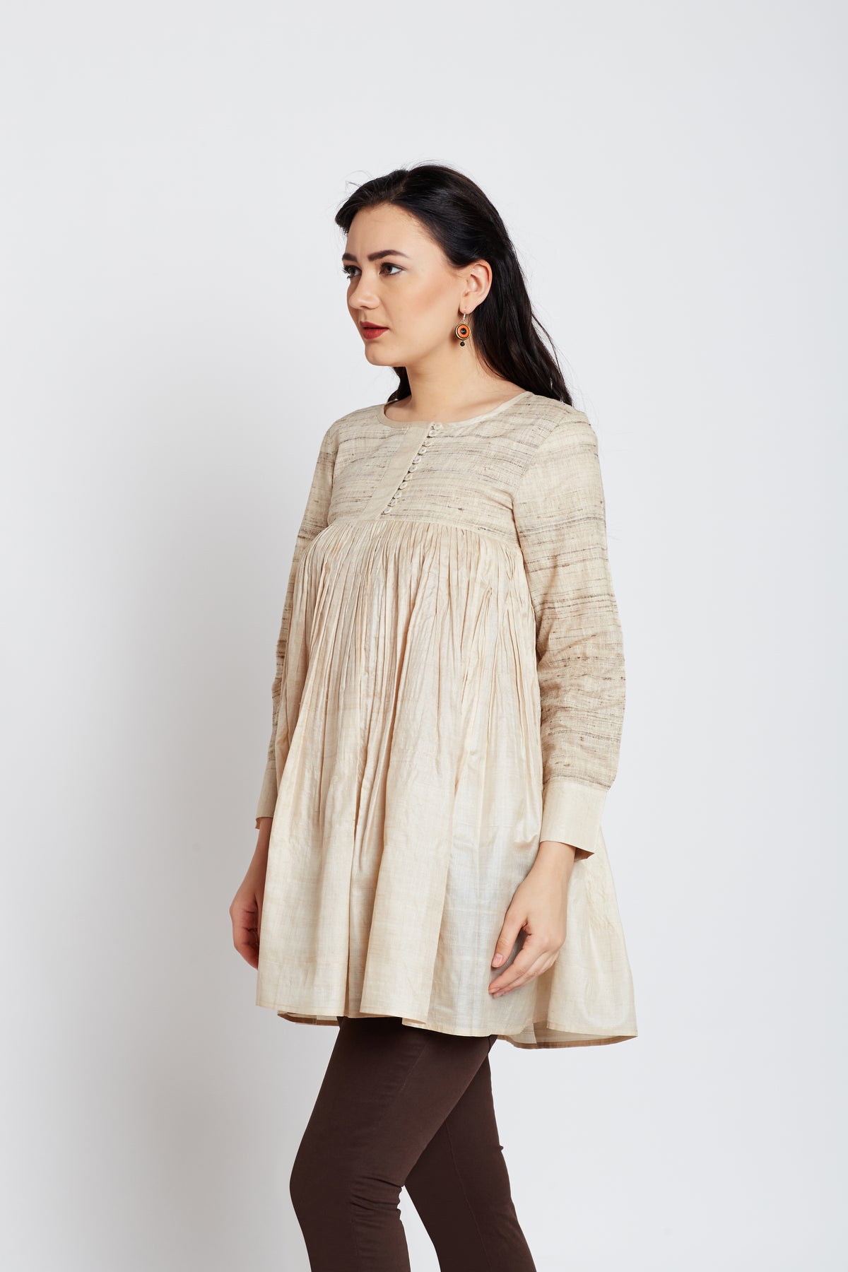 Tussar Khadi Women Kurti