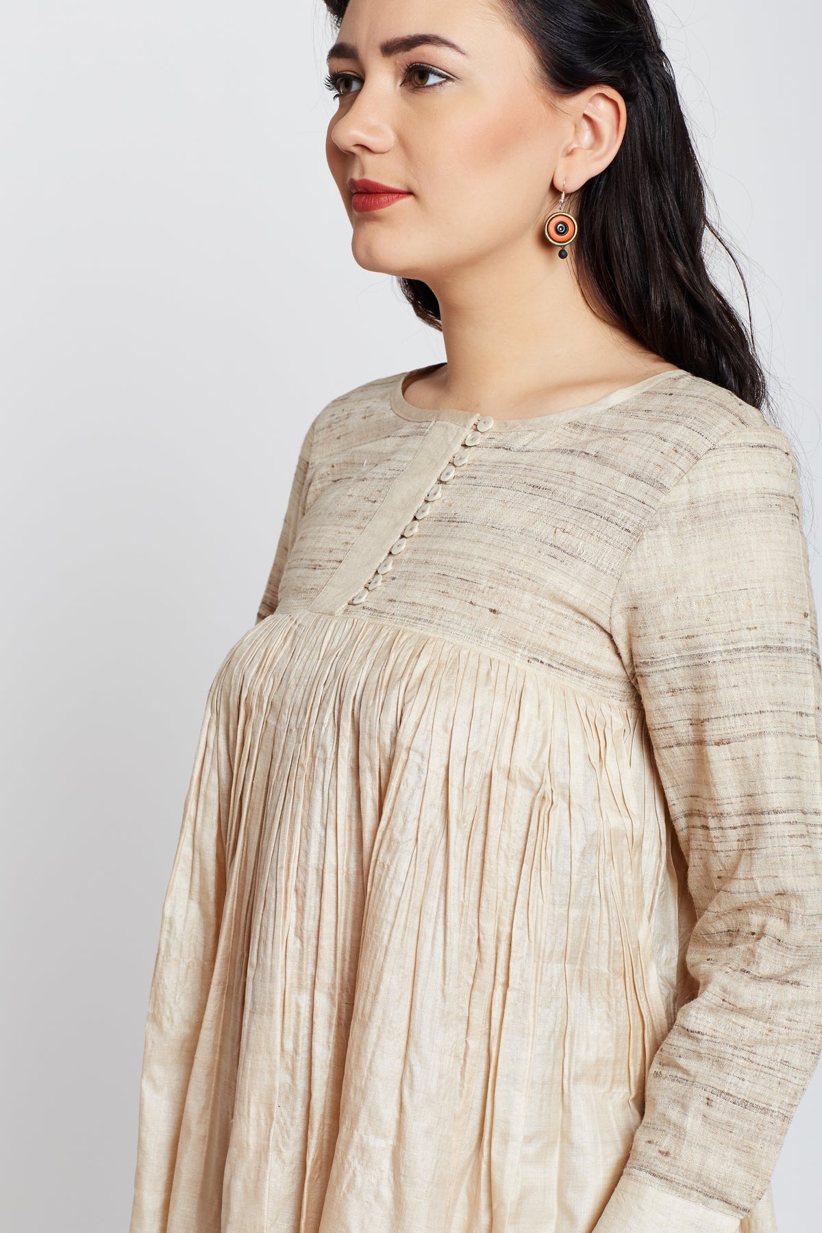 Tussar Khadi Women Kurti