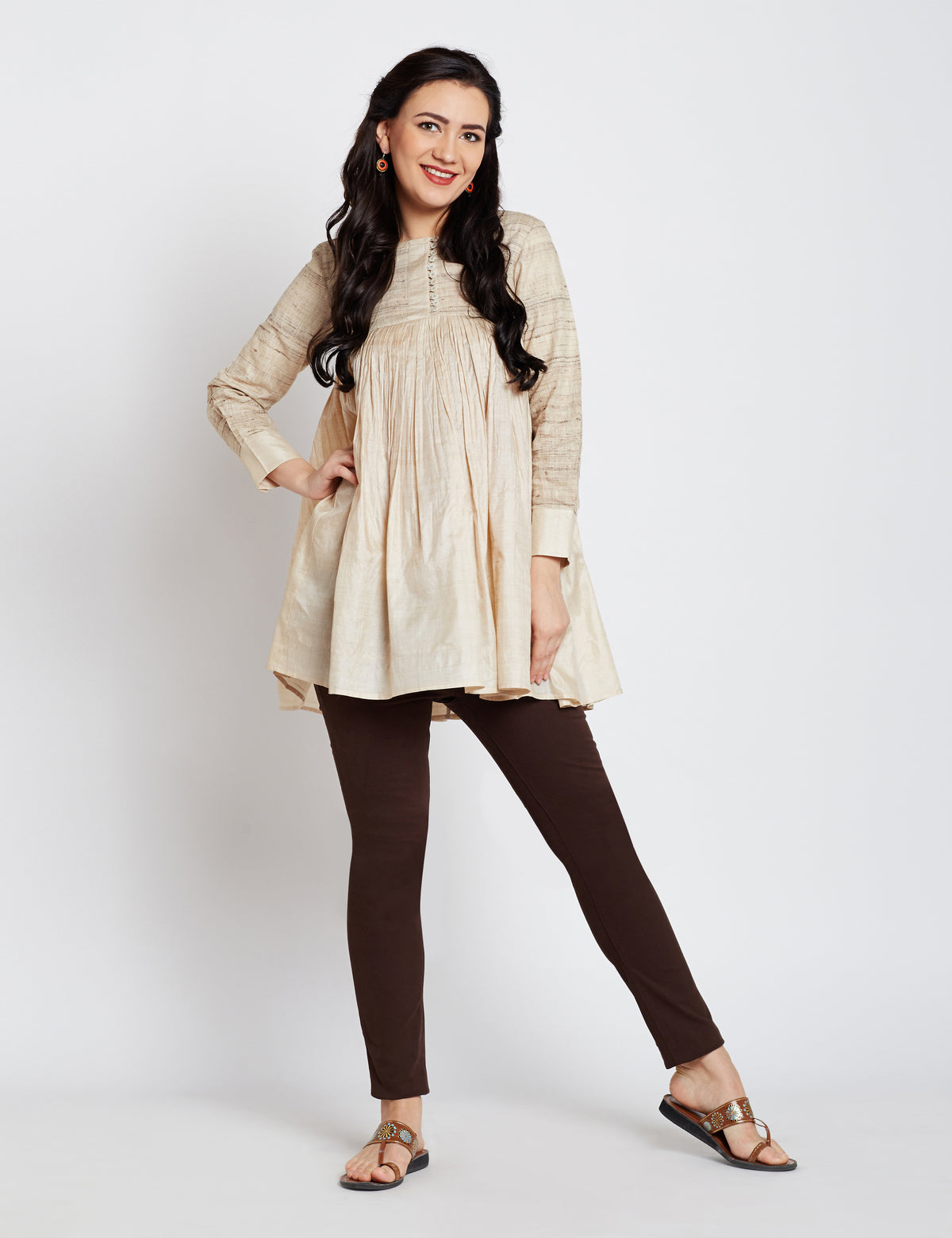 Tussar Khadi Women Kurti