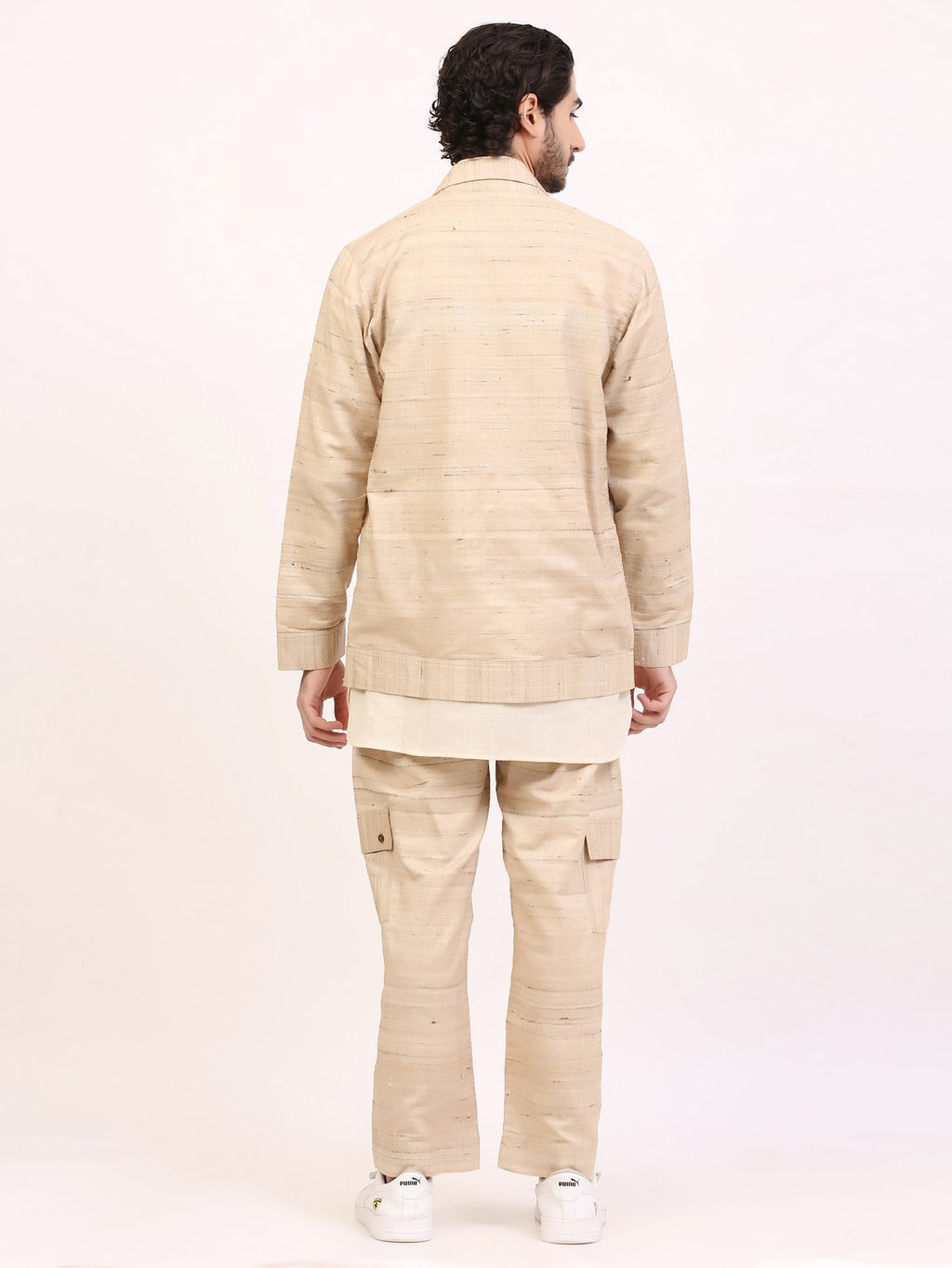 Tussar Katia Co-Ord Set Men