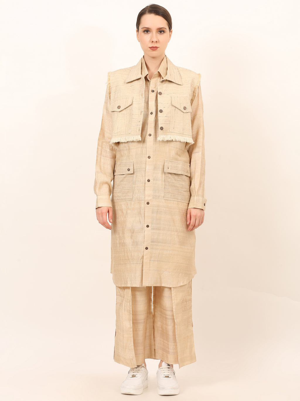 Tussar Katia Co-Ord Set Women Premium