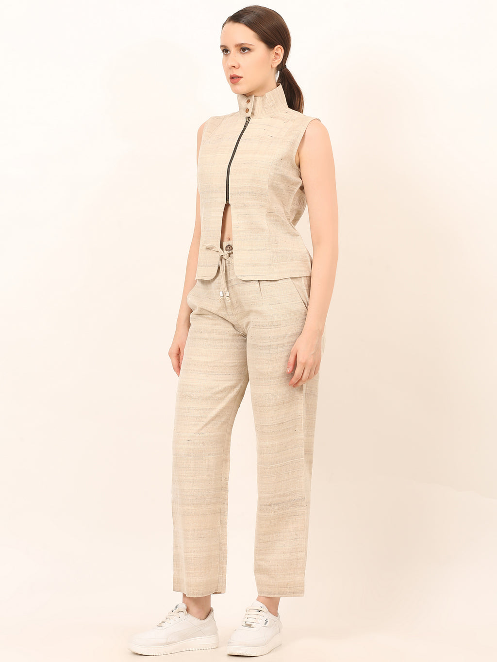 Tussar Matka Dress