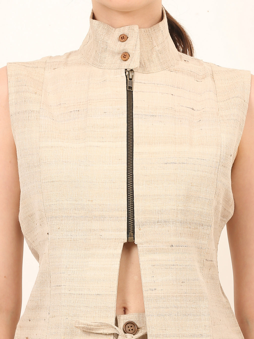 Tussar Matka Dress