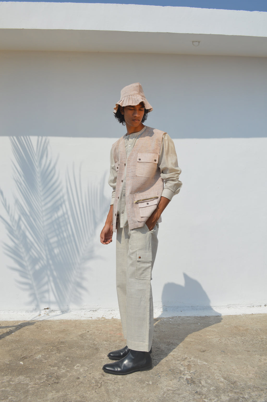Cotton Utility Waist Jacket