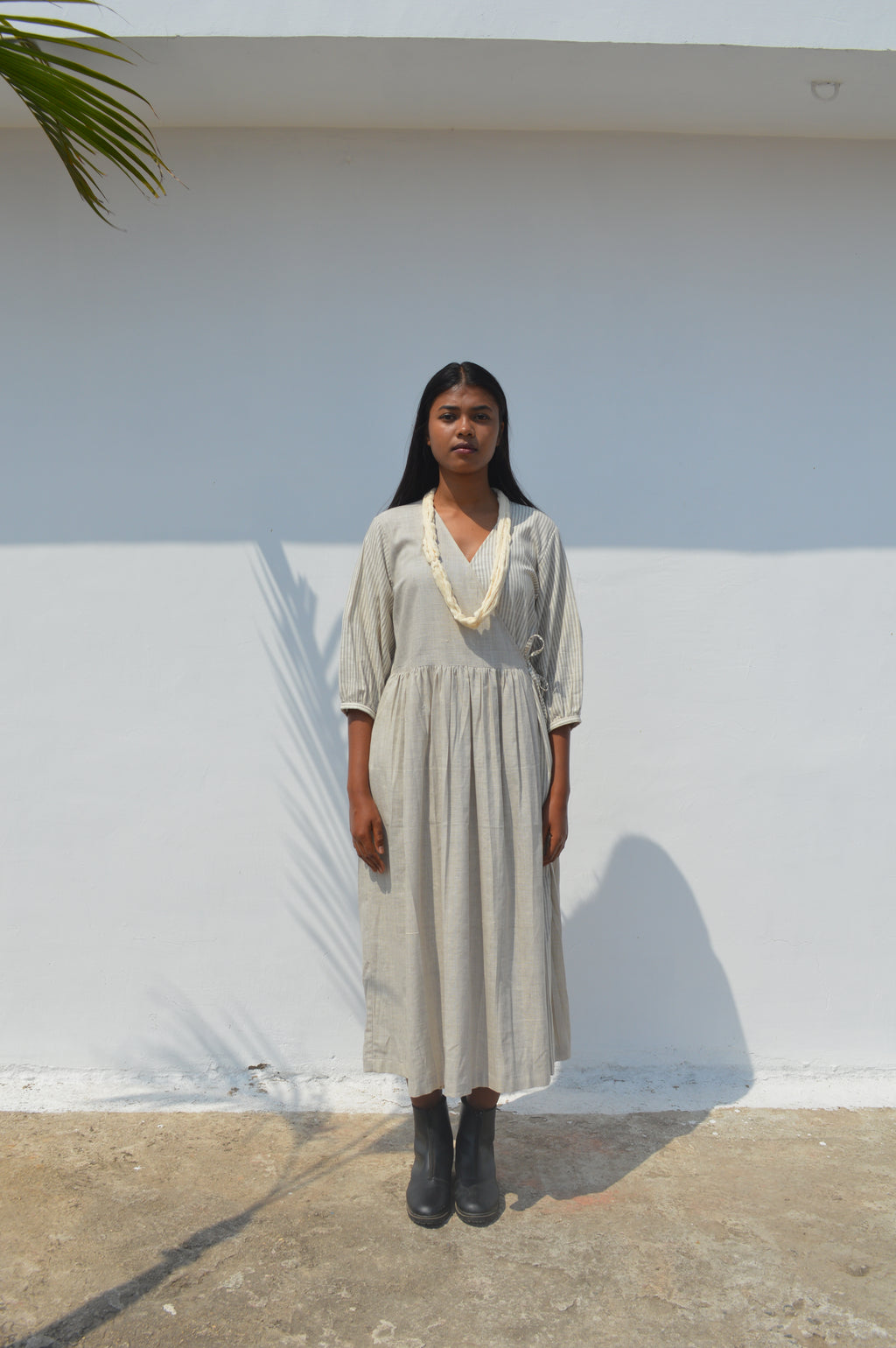 Khadi Angrakha Dress